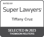Tiffany Cruz Superlawyer badge